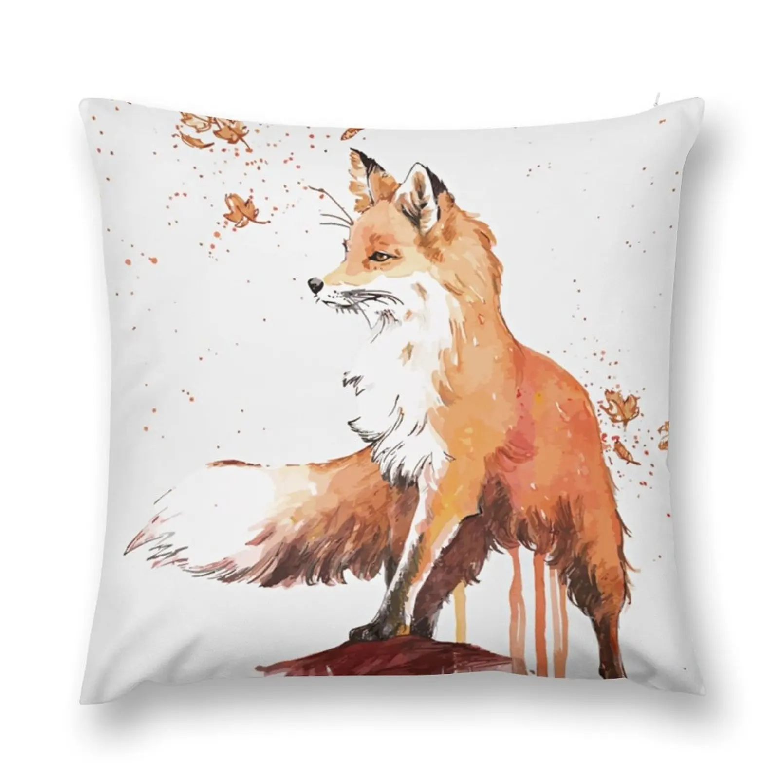 Beautiful Fox Throw Pillow Cushion Cover For Sofa Cushion Cover Luxury Ornamental Pillow Pillow Case