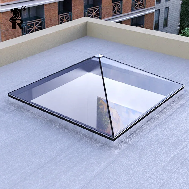 

German Style House Aluminum Auto Venting Double Glazed Glass Roof Skylight Window