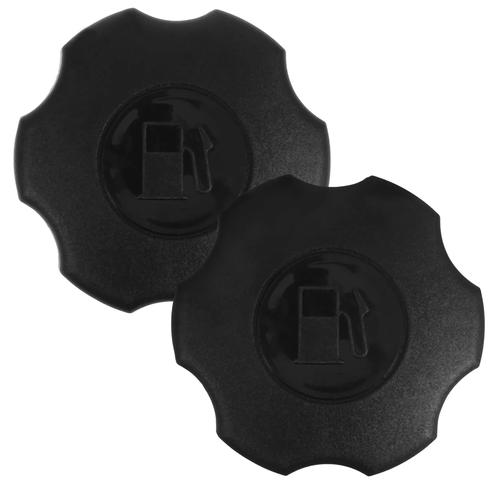 BUTIFULSIC 2-teiliger Generatortankdeckel für Mäher, Fahrzeug, Auto, PP, Schwarz