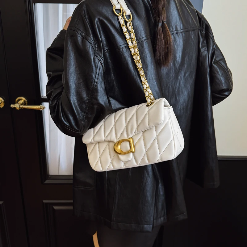 

Шикарная винтажная модная сумка-мессенджер с уникальным дизайном логотипа с буквенным принтом, элегантная сумка через плечо для женщин, отдыха и бизнеса