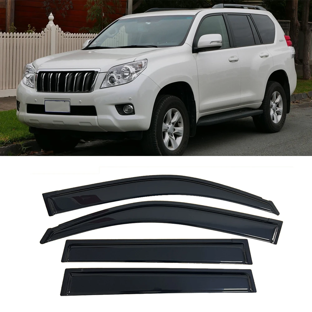 

Оконный козырек для TOYOTA LAND CRUISER PRADO J150 2010-2015 2016 2017 2018 2019 2020 2021, ветрозащитные дефлекторы, защита от дождя, дверной козырек