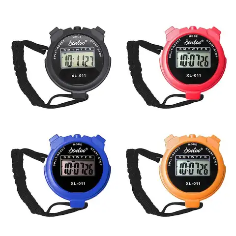 Multifunctional Stopwatch Counter Handheld Sport Stopwatch Digitale Display Fitness Timer Teller Draagbare Stopwatch Timing