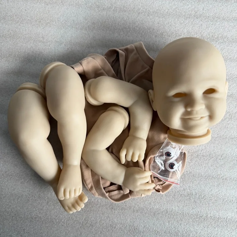 19 Inches Reborn Doll Kit Summer Unpainted Unfinished Doll Parts DIY Blank Doll Kit