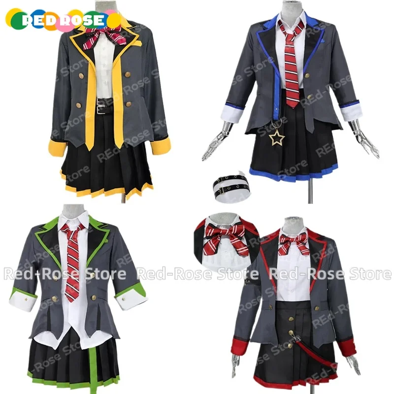 

Anime Project Sekai Colourful Stage Feat Tenma Saki HOSHINO ICHIKA Cosplay Hinomori Shiho Mochizuki Honami Costume Women Outfits