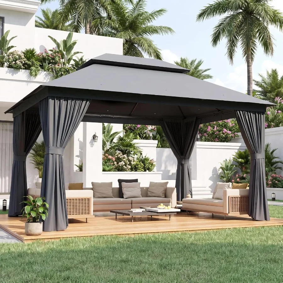 Canopy with Steel Frame, Double Roof