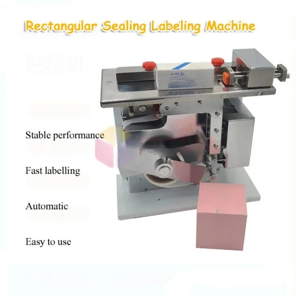 Semi-automatic Right Angle Sealing and Labeling Machine Rectangular Labeling Machine Seal Labeler