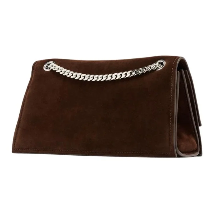 TORY BURCH Kira Suede Crossbody Bag, Shoulder Bag Medium Women's Dark Cocoa 169176-200