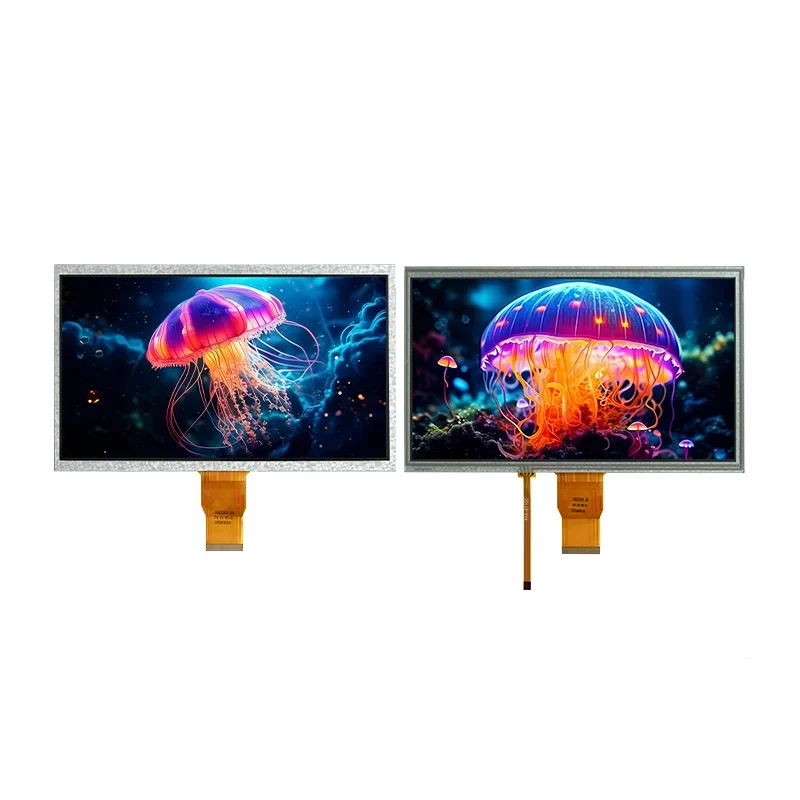 10.1 Inch IPS LCD Display 1024X600 Resolution RGB Interface HX8282+HX8696 Driver Capacitive 50Pin