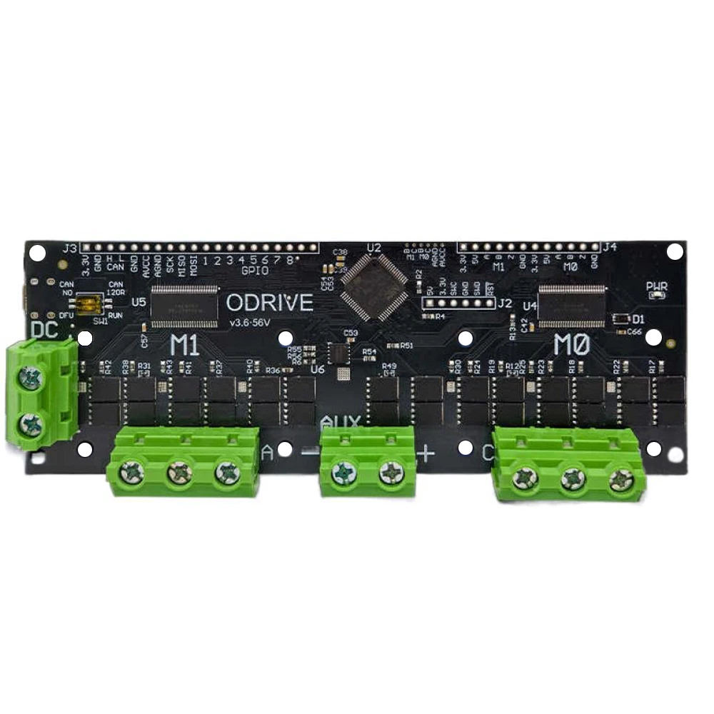 

12V-56V V3.6 Version FOC-BLDC Servo Motor Controller Dual-channel BLDC Brushless Motor Control Module Supports Variety Encoders