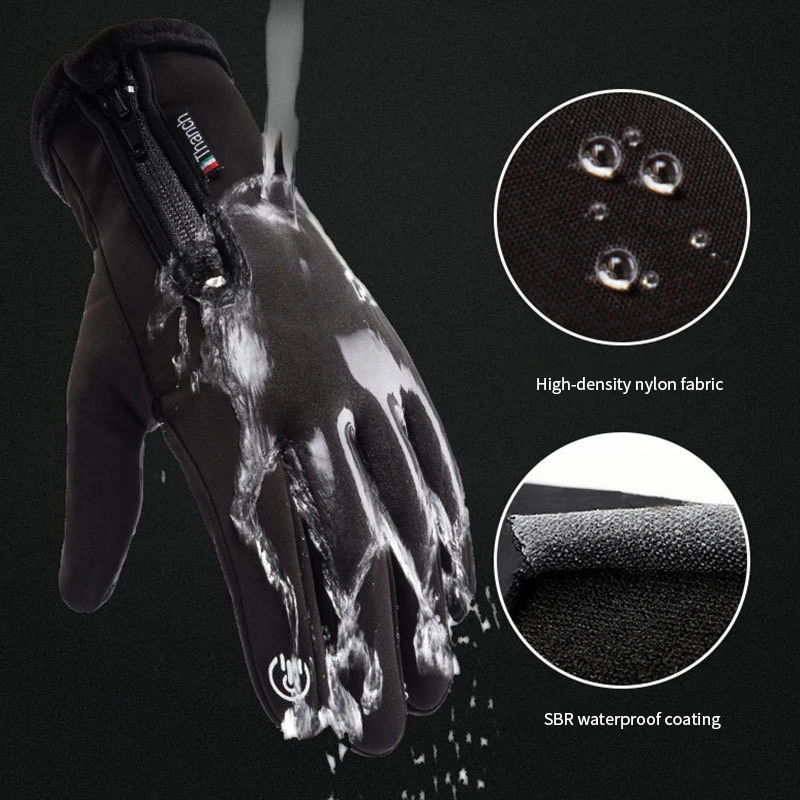 

M-2XL Anti-Slip Men Motorcycle Gloves Touch Screen Warm Glove Thermal Windproof Waterproof Glove Outdoors Motorcycle Accessories