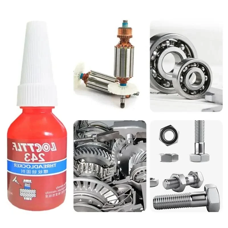 Threadlocker 243 Medium Strength 10ml Heavy Duty Anaerobic Adhesive Sealing Screw Glue Gap Sealants