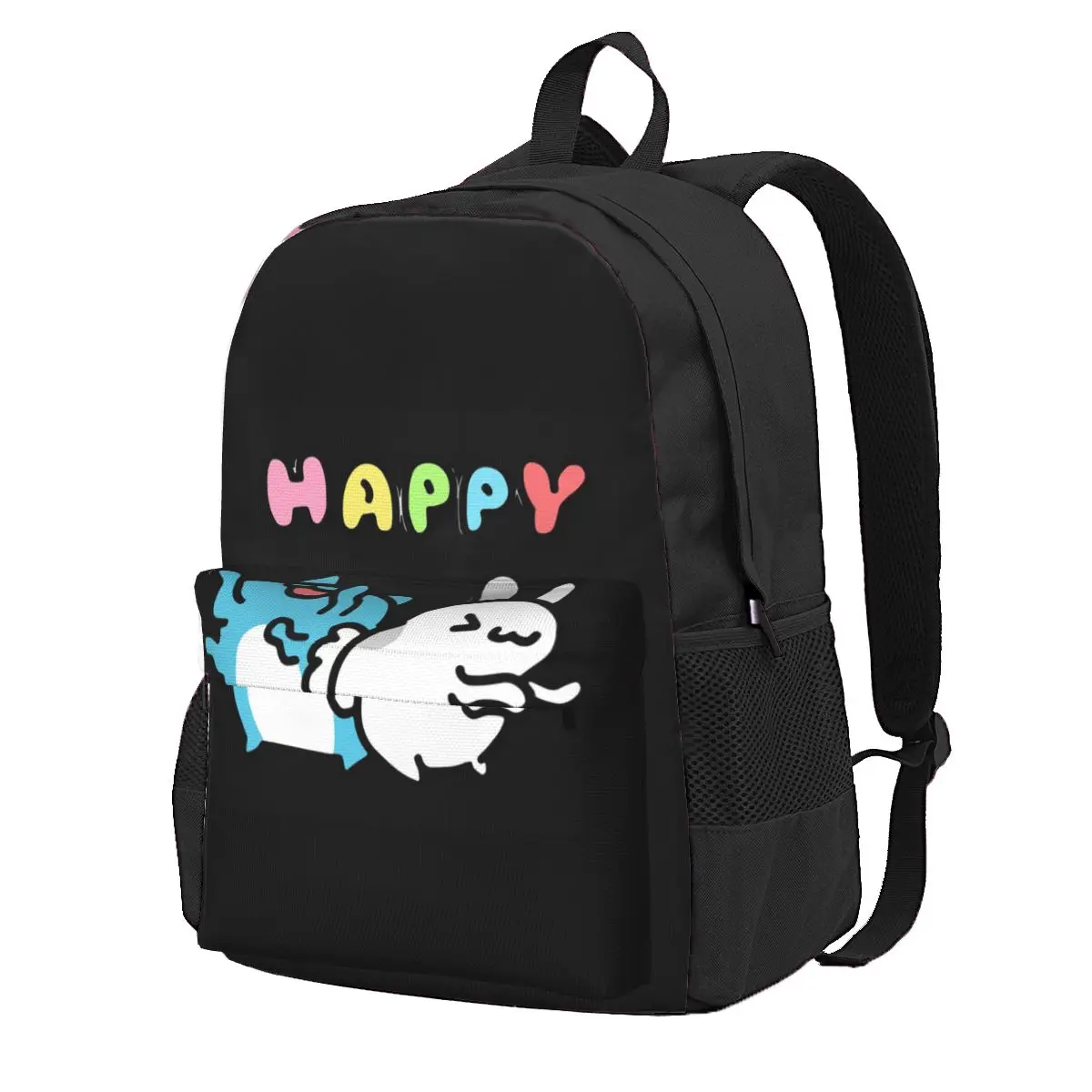 Comic Cat Bugcat Capoo Bug Cat Student Backpack School Bag Hiking Travel Daypack for Men Women Fashion Bookbag Shoulder Bags