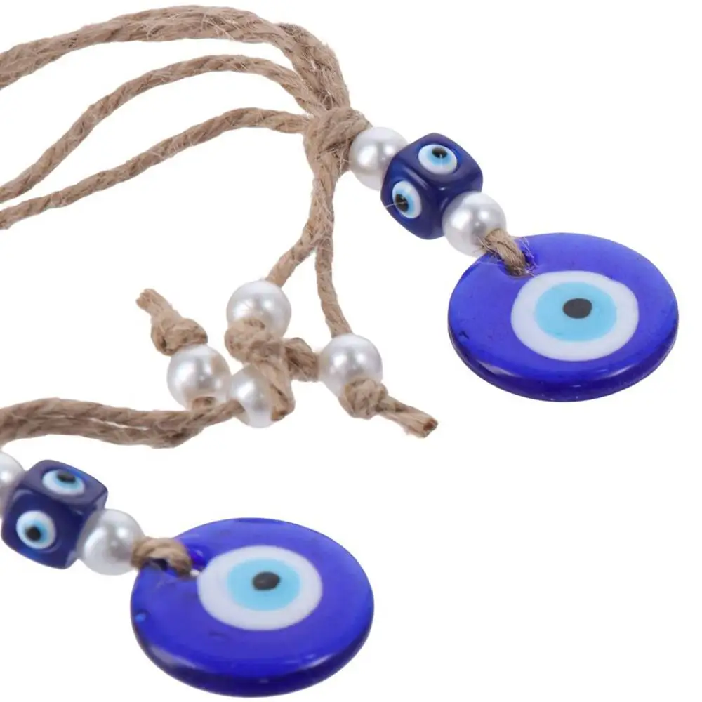 ブルーブルーアイペンダント,ガラスチャーム,壁飾り,ジュエリーアクセサリー