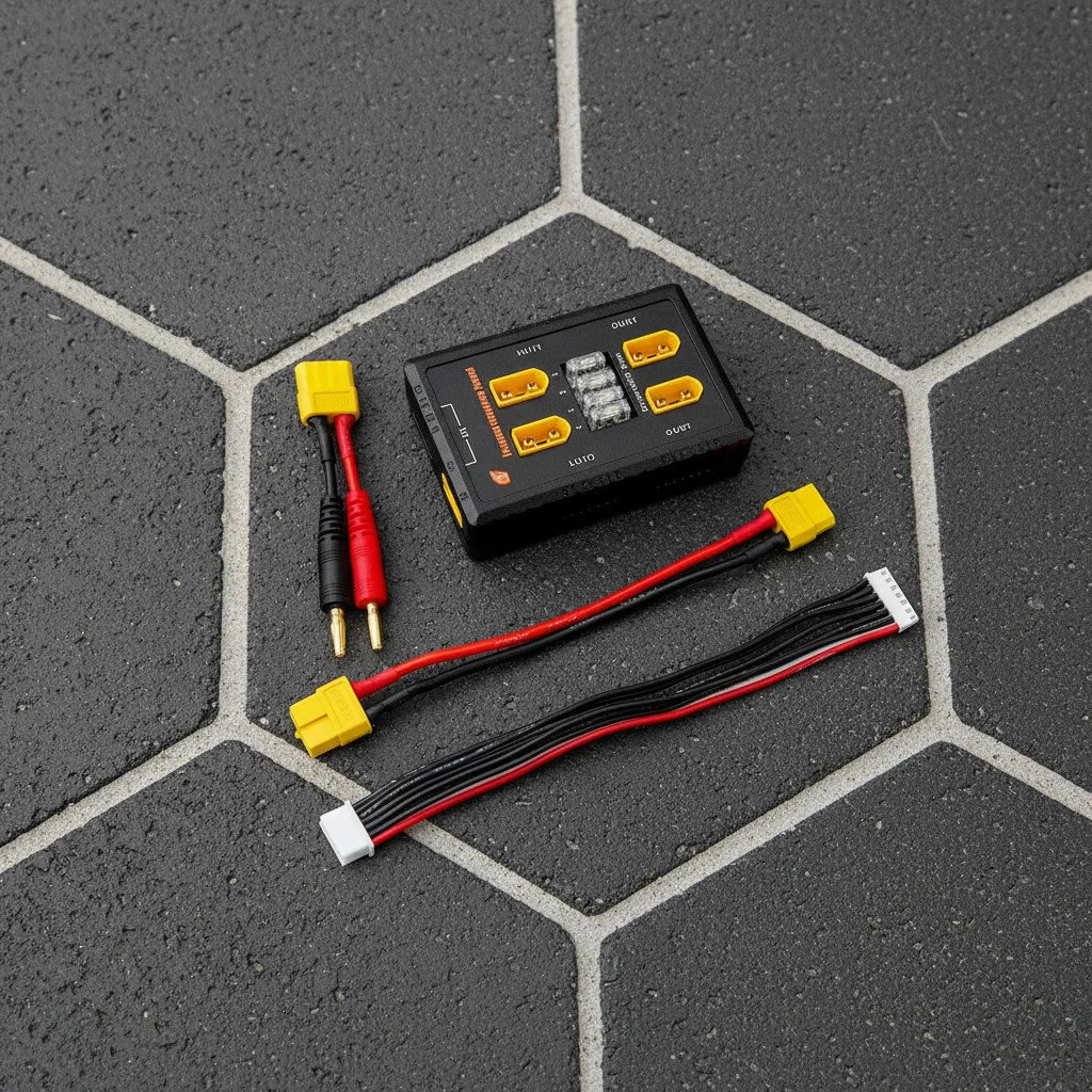 

1set Charging Pad FOR XT60 Parallel Charging Board For 1 6S FOR LIPO Batteries With 20A Input Power Tools Replacement Parts