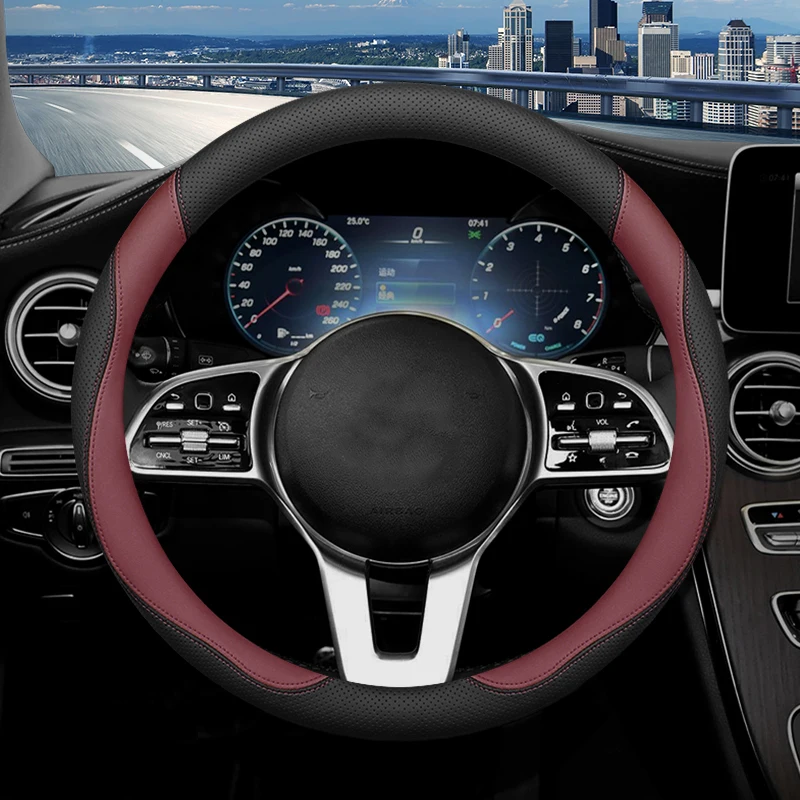 ل GLB X247 2020-2024 الملحقات الداخلية غطاء عجلة قيادة السيارة القيادة الدفة واقية