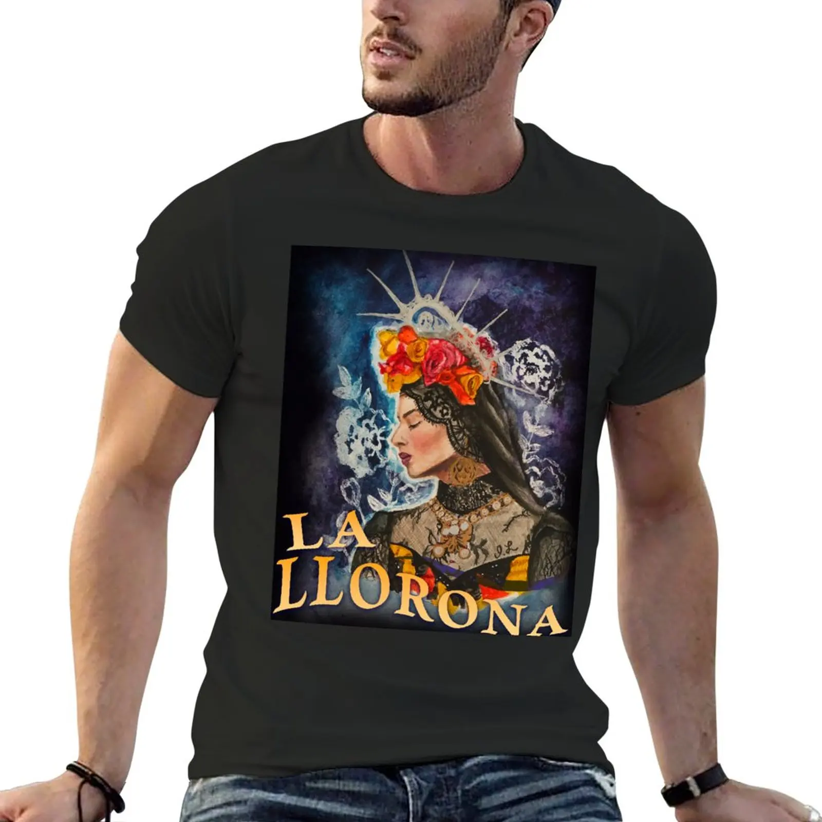 La Llorona T-Shirt man clothes aesthetic clothes Aesthetic clothing summer tops mens t shirt