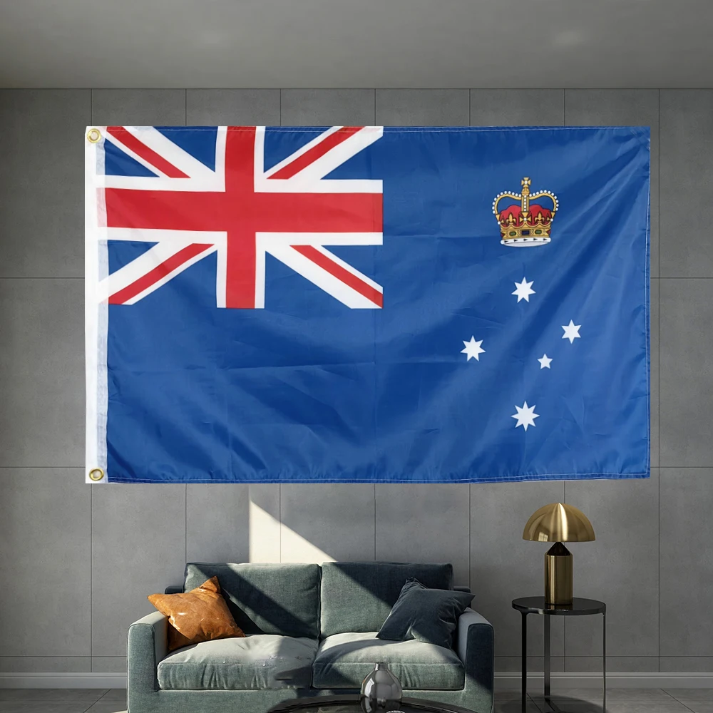 Australian Six State Flag Queensland Tasmania New South Wales South Western Australia Victoria  Material Object Photophy