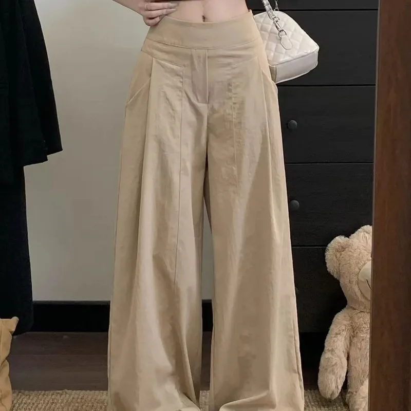 

Women's High Waist Wide Leg Pants Casual Loose Trousers Summer