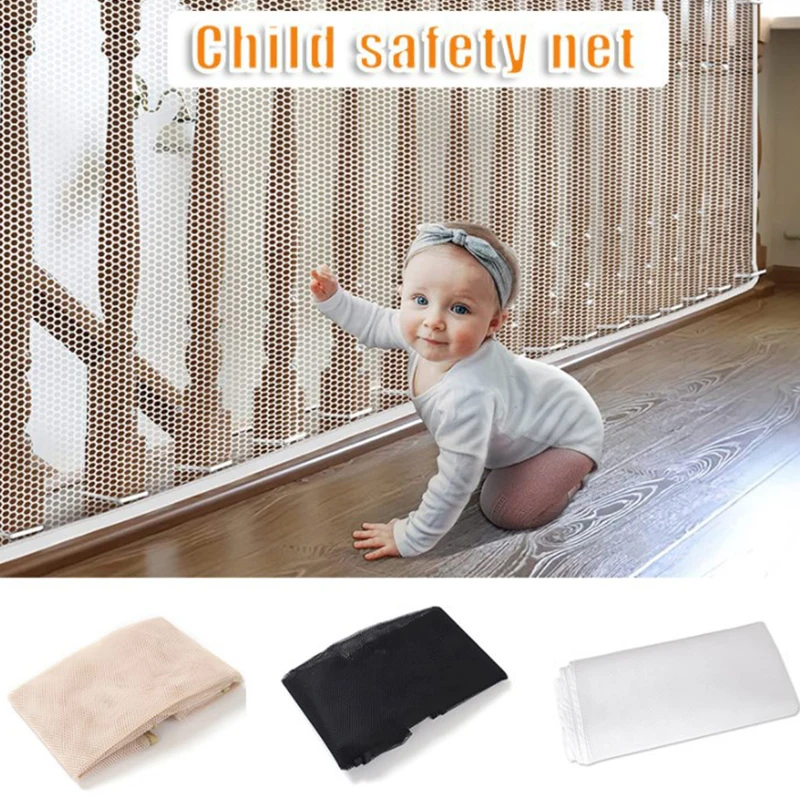 Durable Child Safety Protective Net Multipurpose Bannister Guard Deck Fence Fine Mesh for Balcony Stairs Dog Safety Fence Cage