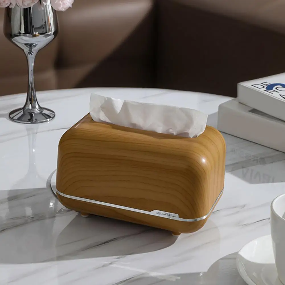 

Magnetic Tissue Box Automatic Lifting Smooth Paper Pull Tissue Container Classic Style Convenient Tissue Dispenser