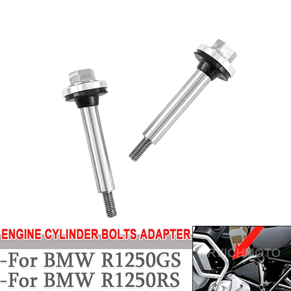 R1250GS Motorcycle Stainless steel Engine Cylinder bolts adapter For BMW R1250GS Adventure LC ADV R1250RT R 1250 R RS 2018-2020