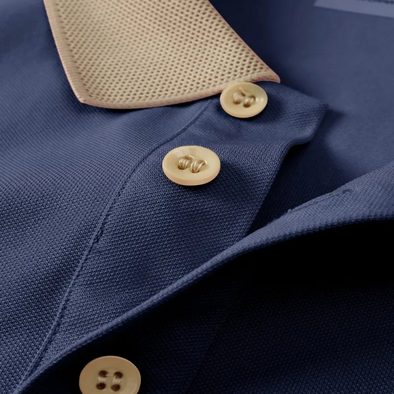 Men's High Quality Short sleeved Polo Shirt Summer Fashion Business Leisure Multi functional Top