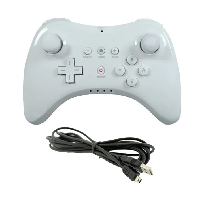 Draadloze Classic Pro Controller Joystick Gamepad voor Nintend wii U Pro met USB-kabel Draadloze controller - afbeelding 1