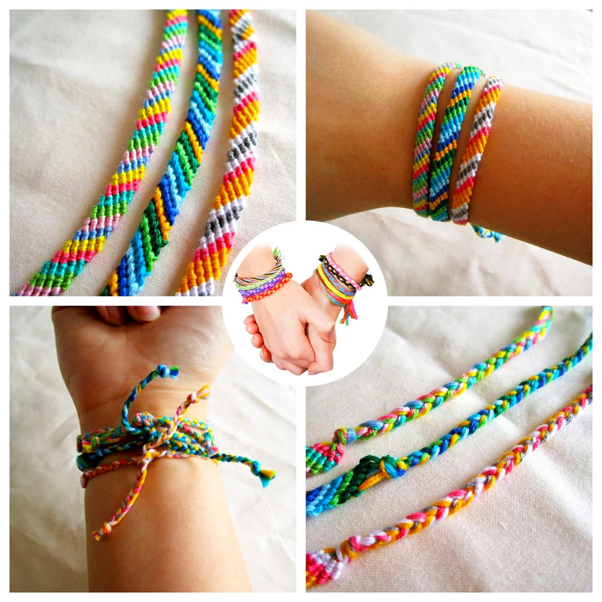 Girls DIY Bracelet Making Kit Jewellery Making Kit Arts for Kids Friendship Craft Kit for 5-12 Years Old Kid Girls toys gift