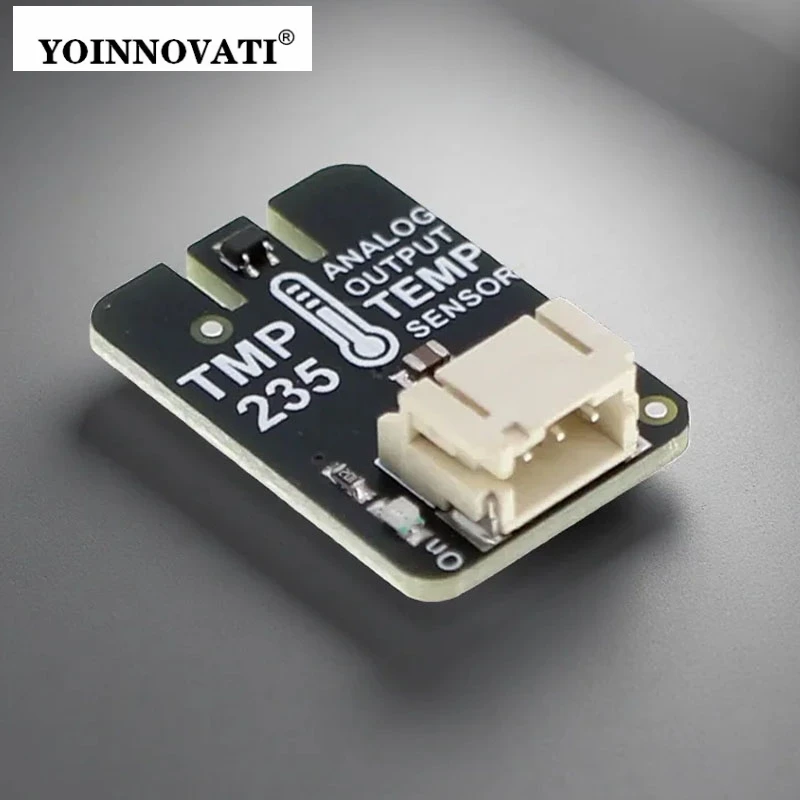 TMP235 Analog Temperature Sensor Module DC 3V-5V Linear 10mV/°C Output High Accuracy Supports External AREF for MCU Analog Input