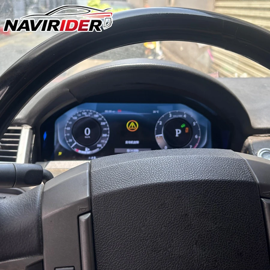 Yes 12.3inch Car Cluster For Land Rover Discovery 3 2005-2009 Digital Dashboard Wireless CarPlay Speedometer Virtual Cockpit
