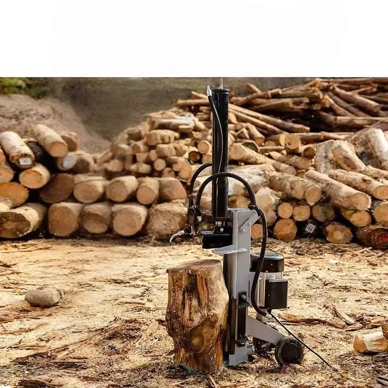 

【Factory Price】Electric Hydraulic Vertical And Horizontal Quick Wood Splitting Machine Small Multi-purpose Wood Splitter To Brea