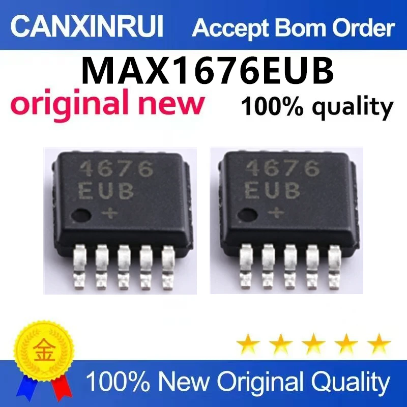 （5pcs-10pcs）New original MAX1676EUB 1676EUB MSOP10 DCDC switching regulator chip