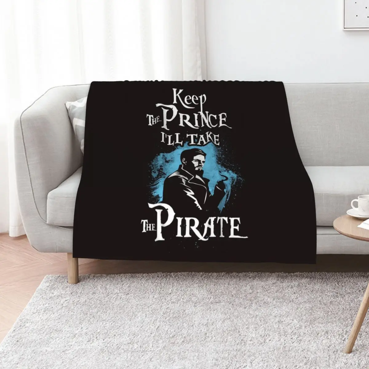 Keep The Prince, I'll Take The Pirate Throw Blanket Vintage Thins heavy to sleep Winter beds Bed for babies Blankets