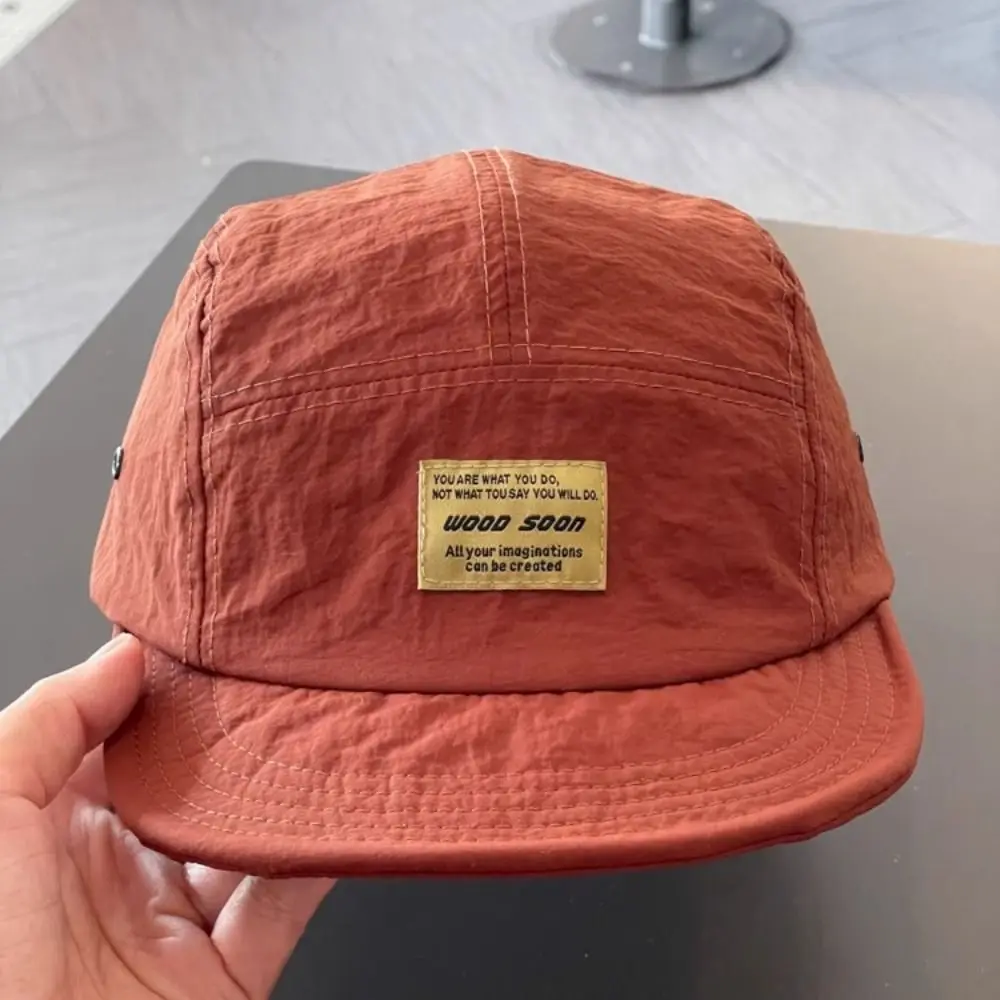 Minority Japanese Short Brim Baseball Cap Breathable Hiphop Casual Peaked Cap Cotton All-Match Quick-Drying Baseball Cap Girls