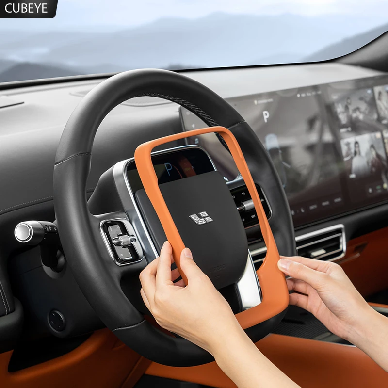 

Для 2024 2025 LIXIANG L9L8L7 руль декоративная рамка наклейка внутренняя модификация автомобильные принадлежности защитная нашивка