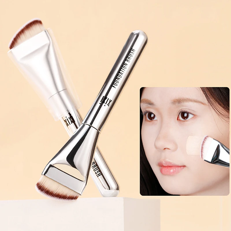 Ultra Thin Foundation Brush Lightweight And Thin Face Contour Brush Flat Contour Brush Blending Foundation Cream Makeup Brush