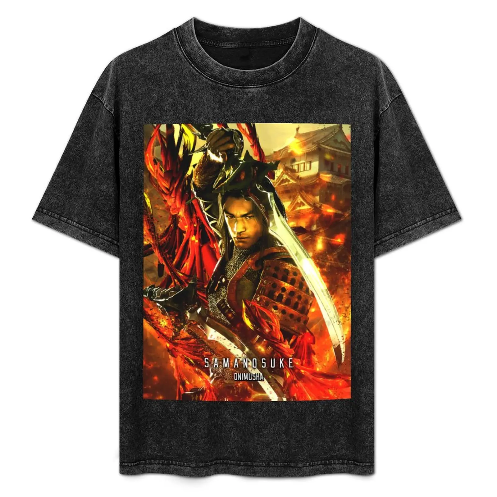 

Soul Samurai Samanosuke T-Shirt blue archive anime figures tshirts for men