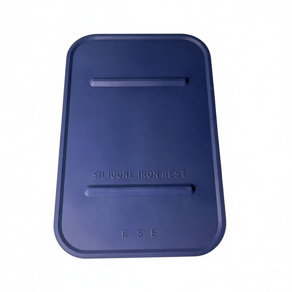 Silicone Iron Rest Board Heat Resistant Stainless Steel Non Slip Mat Insulation Holder For Steam Ironing Accessories