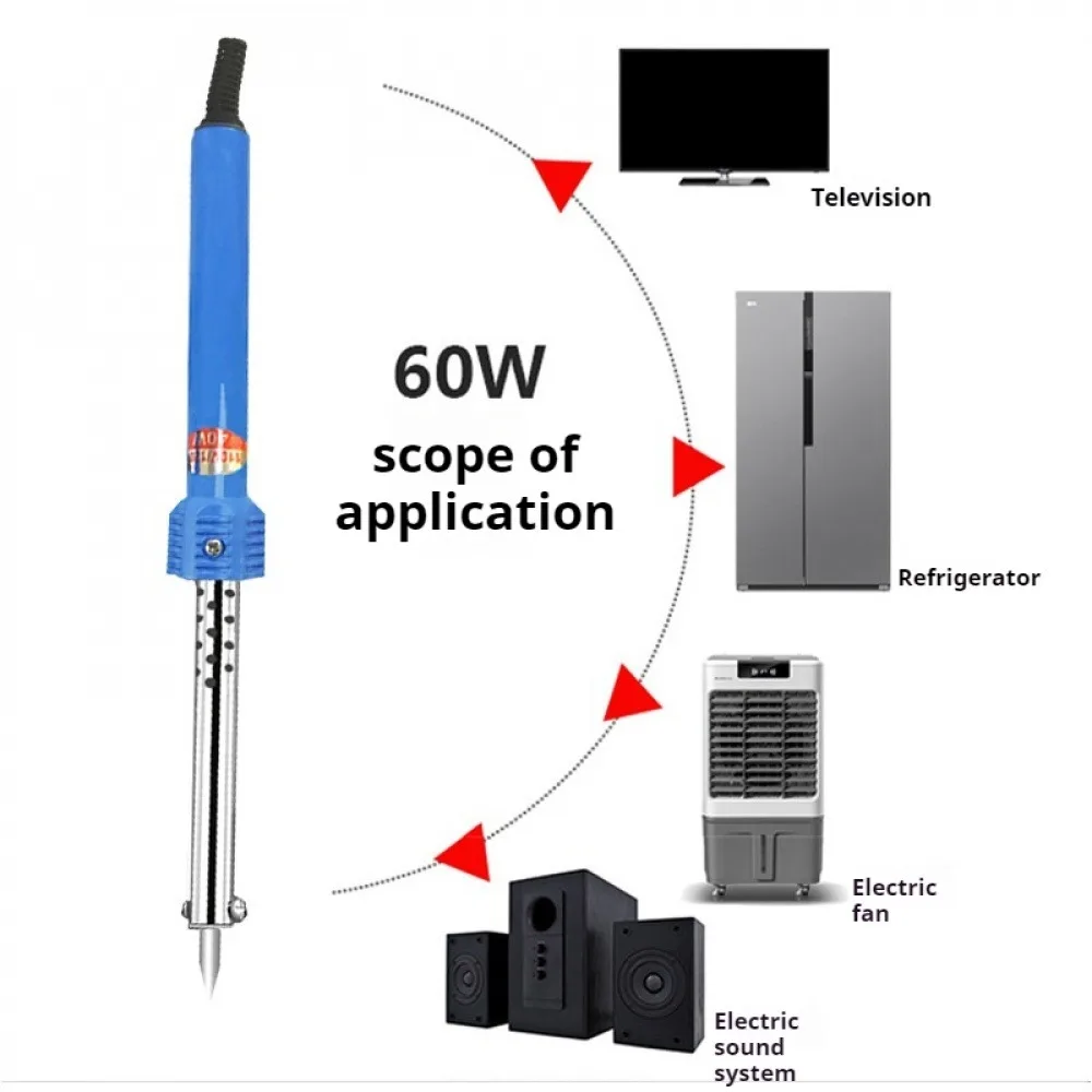 سبيكة لحام كهربائي المنزلية لحام القلم لحام بندقية إصلاح أداة لحام 220 فولت الاتحاد الأوروبي 60 واط الميكا التدفئة الأساسية سبيكة لحام
