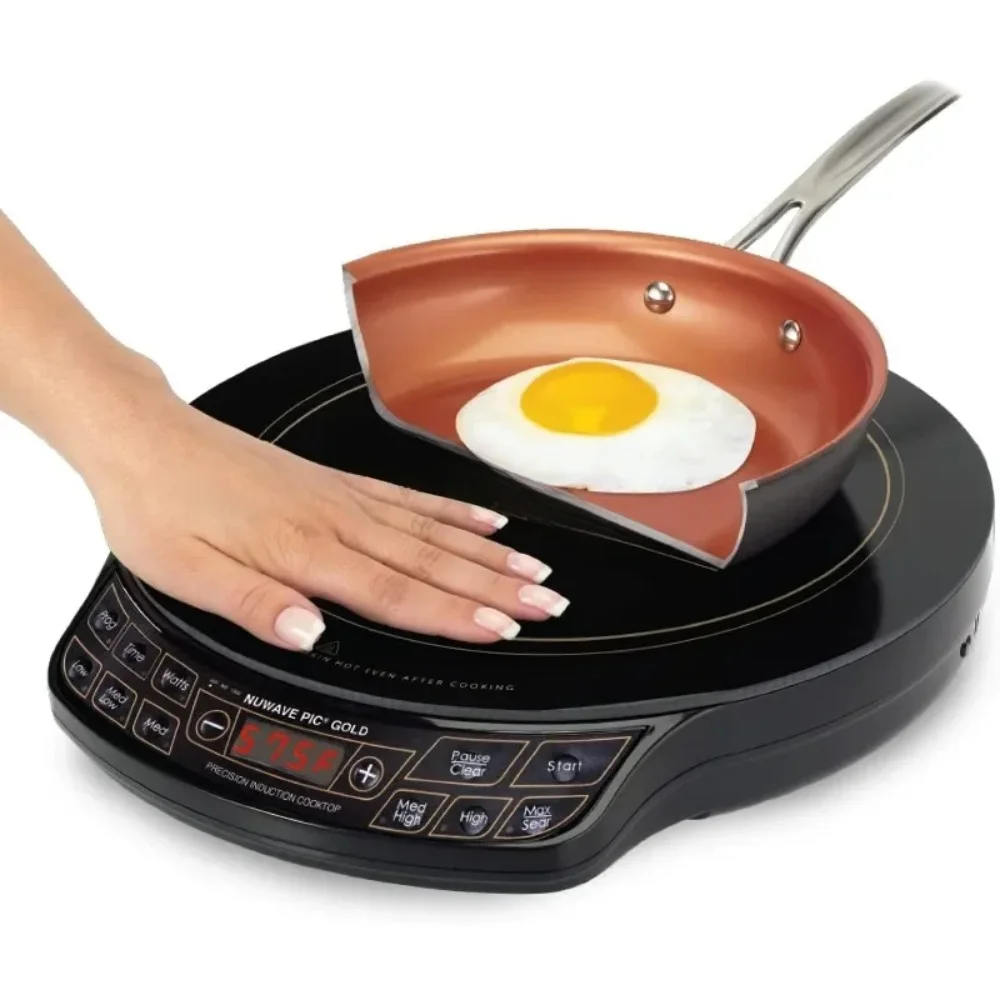 HAOYUNMA Precision Induction Cooktop,Powerful with Large8”Heating Coil,100°F To 575°F,3Wattage Settings