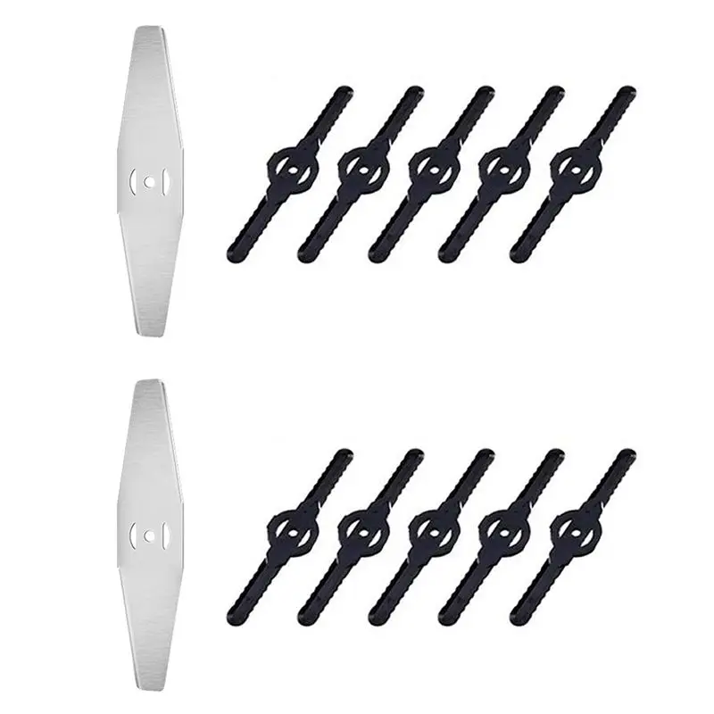 Exquisite-Grass Trimmer Replacement Blade Cordless Lawn Edger Brush Cutter Blade Heads Accessories For Cordless Stringless Trimm