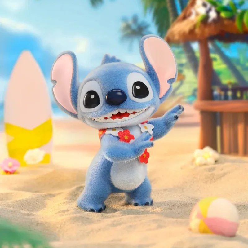 

Disney Hello Stitch Blind Box Flocking Hands Do Cute Doll Fashion Play Gift Toys Display Home Decoration