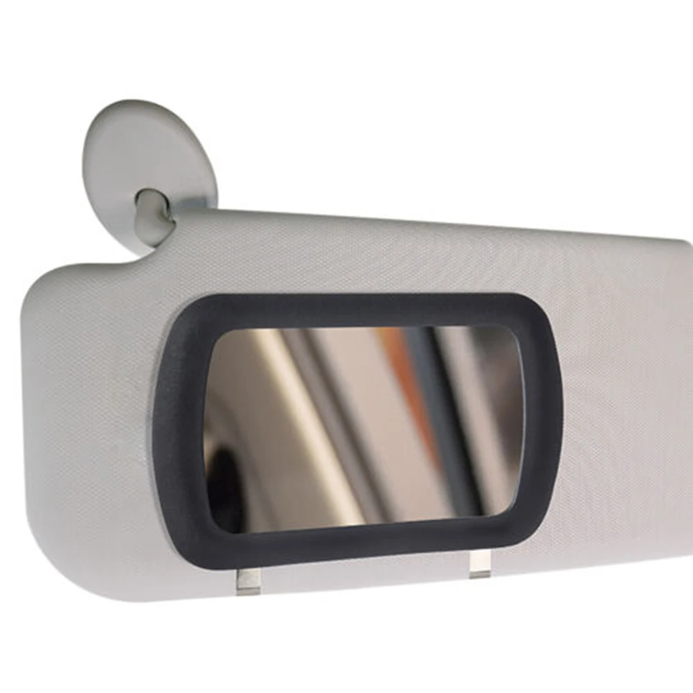 Car Sun Visor Vanity Mirror with Clip Mount for Vehicle Use Helps Shade Sunlight and Assist Makeup Application