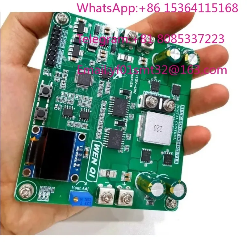 STM32 Digital Two-Way Buck Boost Converter Development Board 200kHz Synchronous DC-DC Power Module With Display