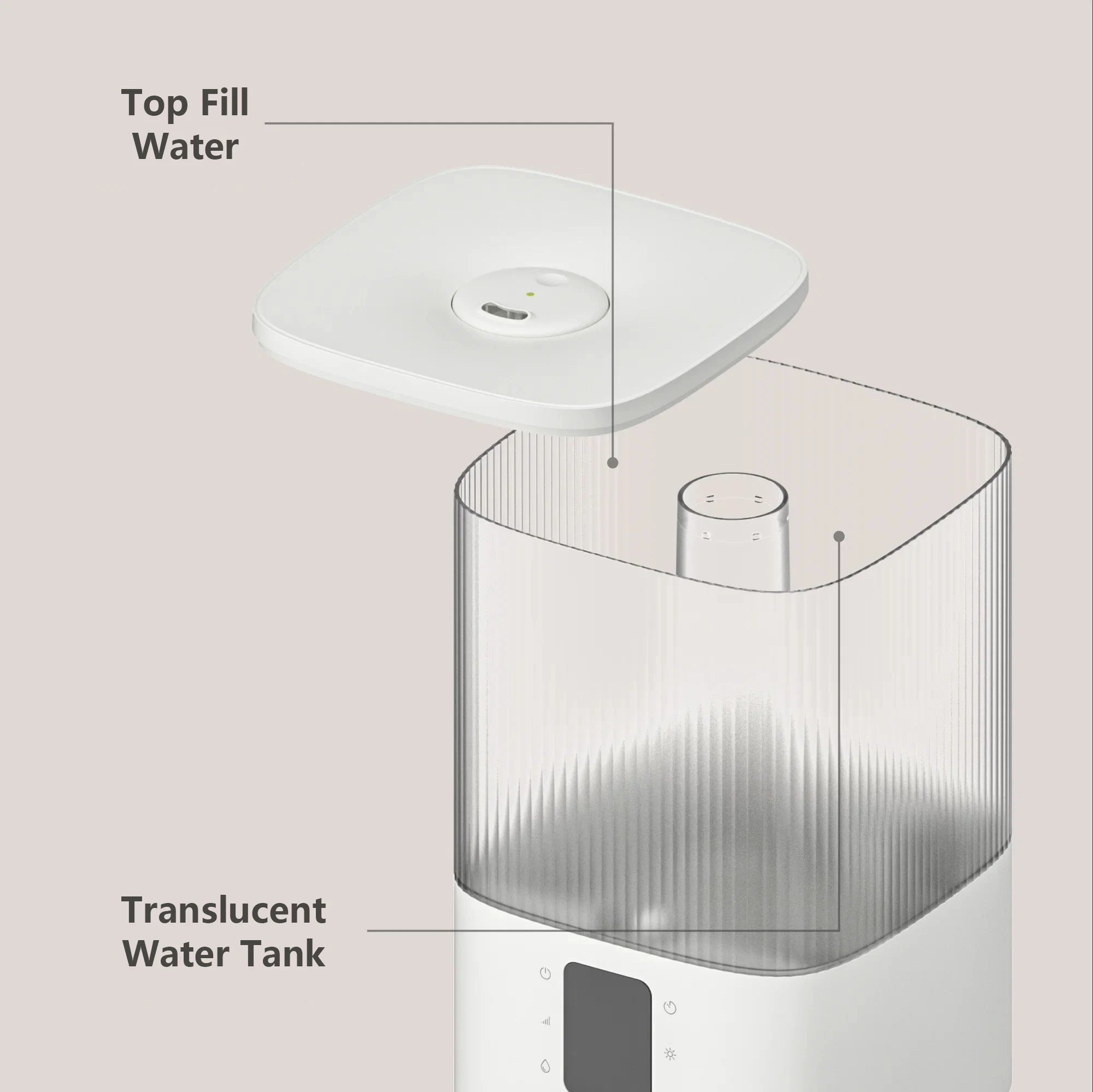 RUNAL, recién llegado, difusor de Aroma de aceite esencial con luz Led cambiante colorida, humidificador de aire ultrasónico para niños y bebés
