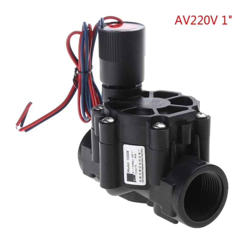 

3/4" 1" Inch DC Latching Normally Closed Solenoid Valve 220V/24V Nylon Water Valve for Farm Garden Landscape Irrigation