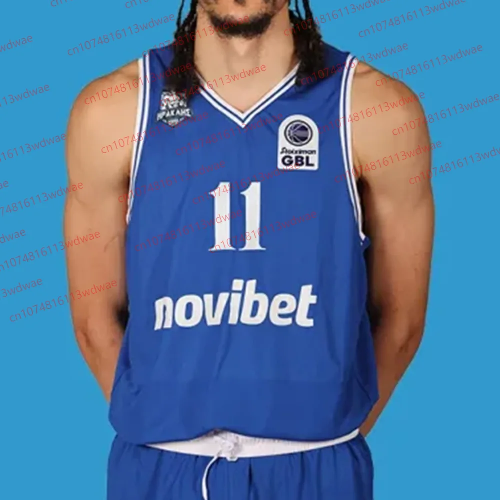 2025 قميص كرة السلة اليونانية سريعة الجفاف طقم جيرسي رياضي وهيراكيز قميص كرة السلة РАТ-ΦОПВМ্যান ТСТН 17 كرة السلة جيرسي #6
