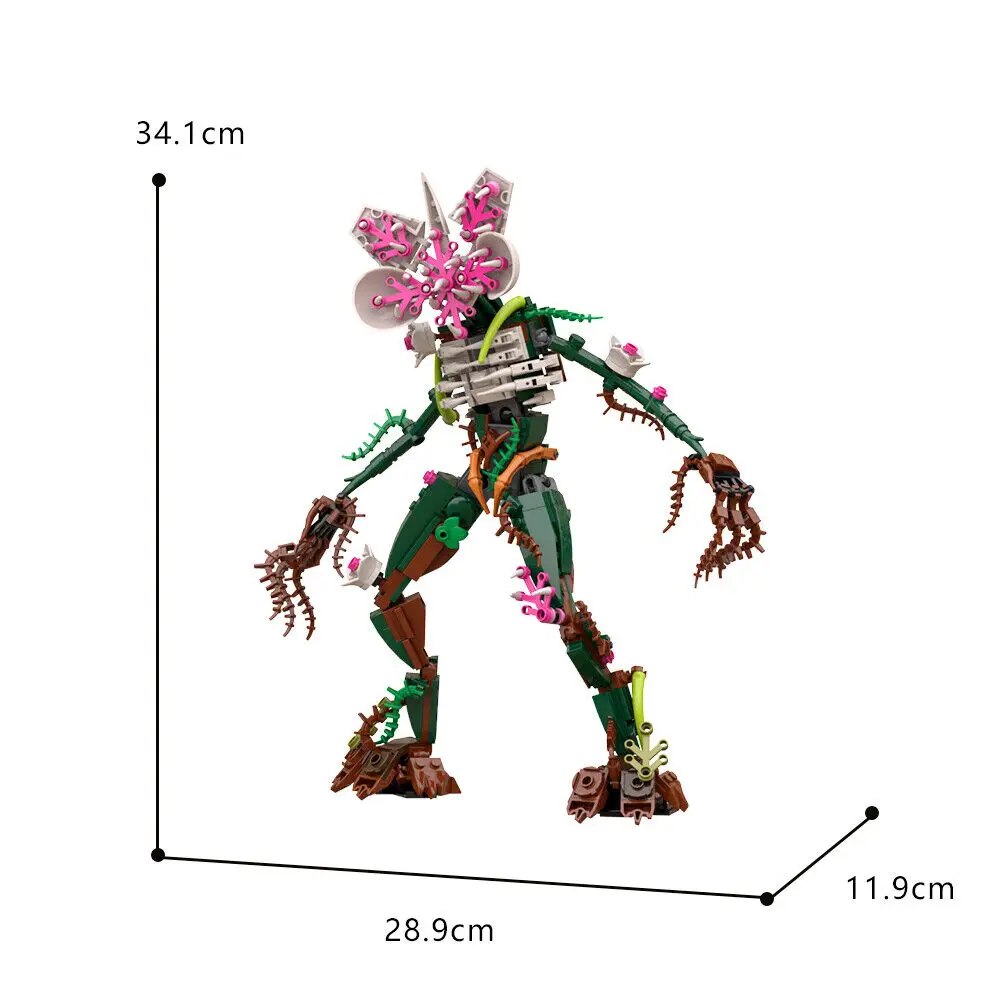 Demogorchid 419 Pieces Building Toys Set from Movie about Strange MOC Build