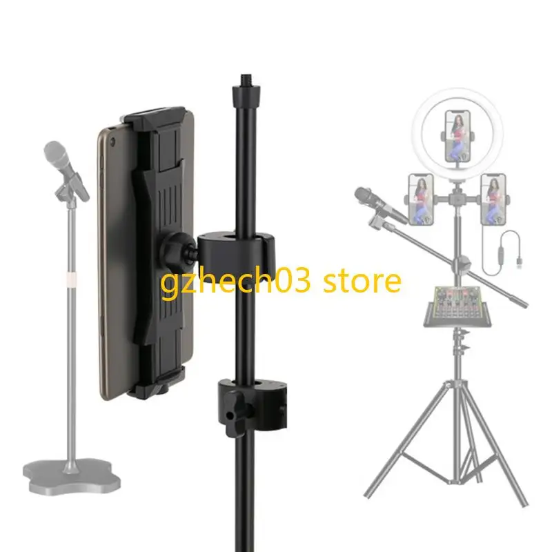 G2AC Universal Bike Tablets Holder with Full Rotations Capability for 5-13inch Screens Adjustable