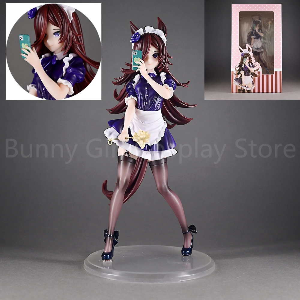 

Новая фигурка Umamusume: Pretty Derby, 25 см, рисовый душ, аниме, девушка, ПВХ, фигурка, статуя Prettyderby, коллекционные игрушки, подарки на Хэллоуин